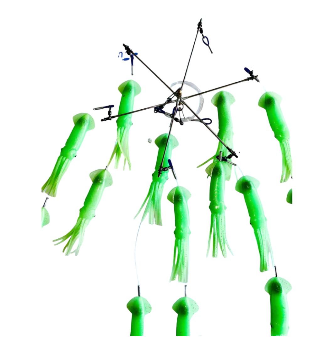 H2O 12 Inch Budget Dredge 14×7 Inch B2 Squid Offshore Trolling Teaser