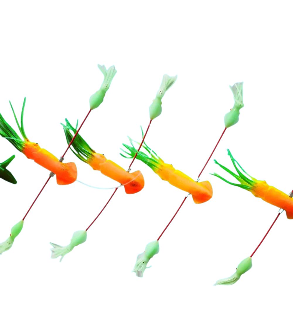 H2O Slap Happy Daisy Chain 4×7 Inch Offshore Trolling Teaser for Tuna Marlin Sailfish Dorado