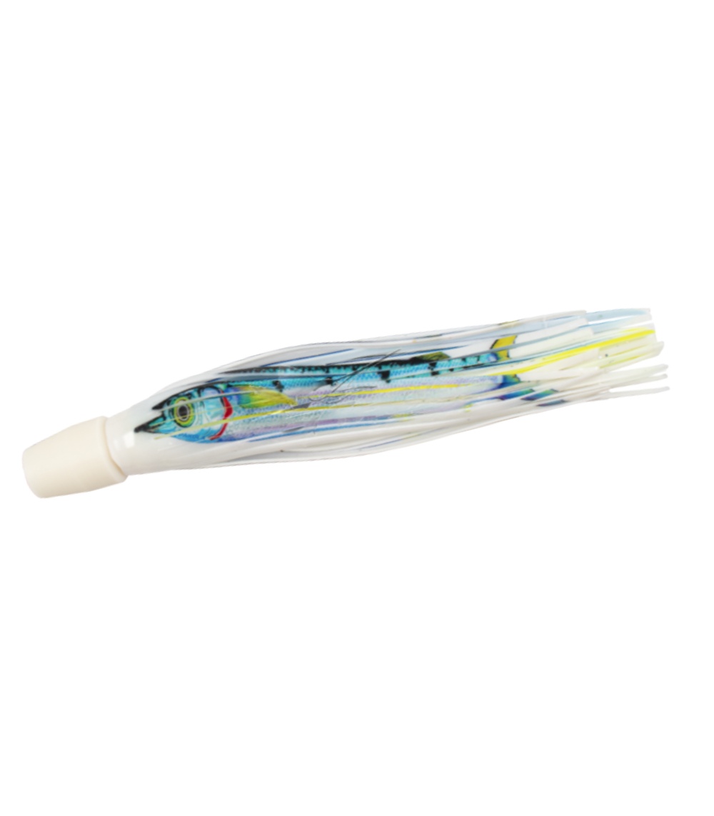 Pakula Mini Sprocket 3D Fish Print Skirted Trolling Lure 22.5cm