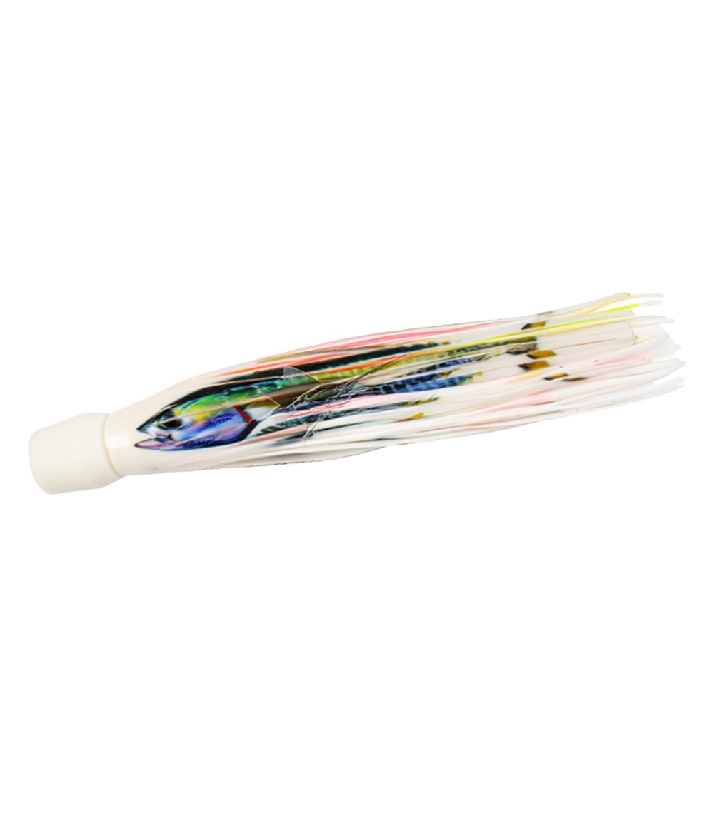 Pakula Fish Print Cockroach 3D Skirted Trolling Lure 21.5cm for Billfish & Tuna