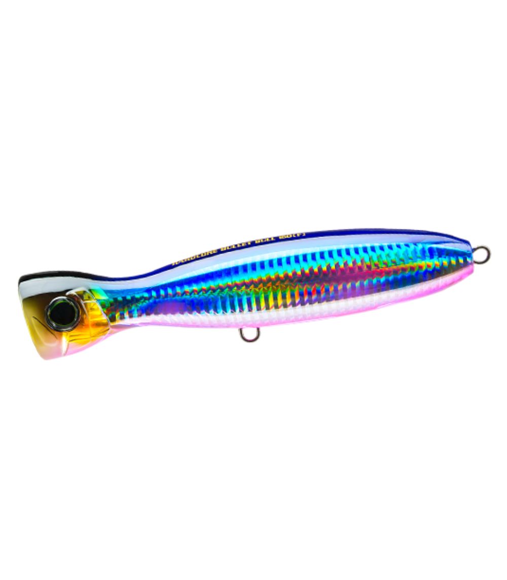 DUEL Hardcore Bullet Bull Floating 100mm 30g Topwater Popper Lure F1265 – Long Cast Fishing Lure