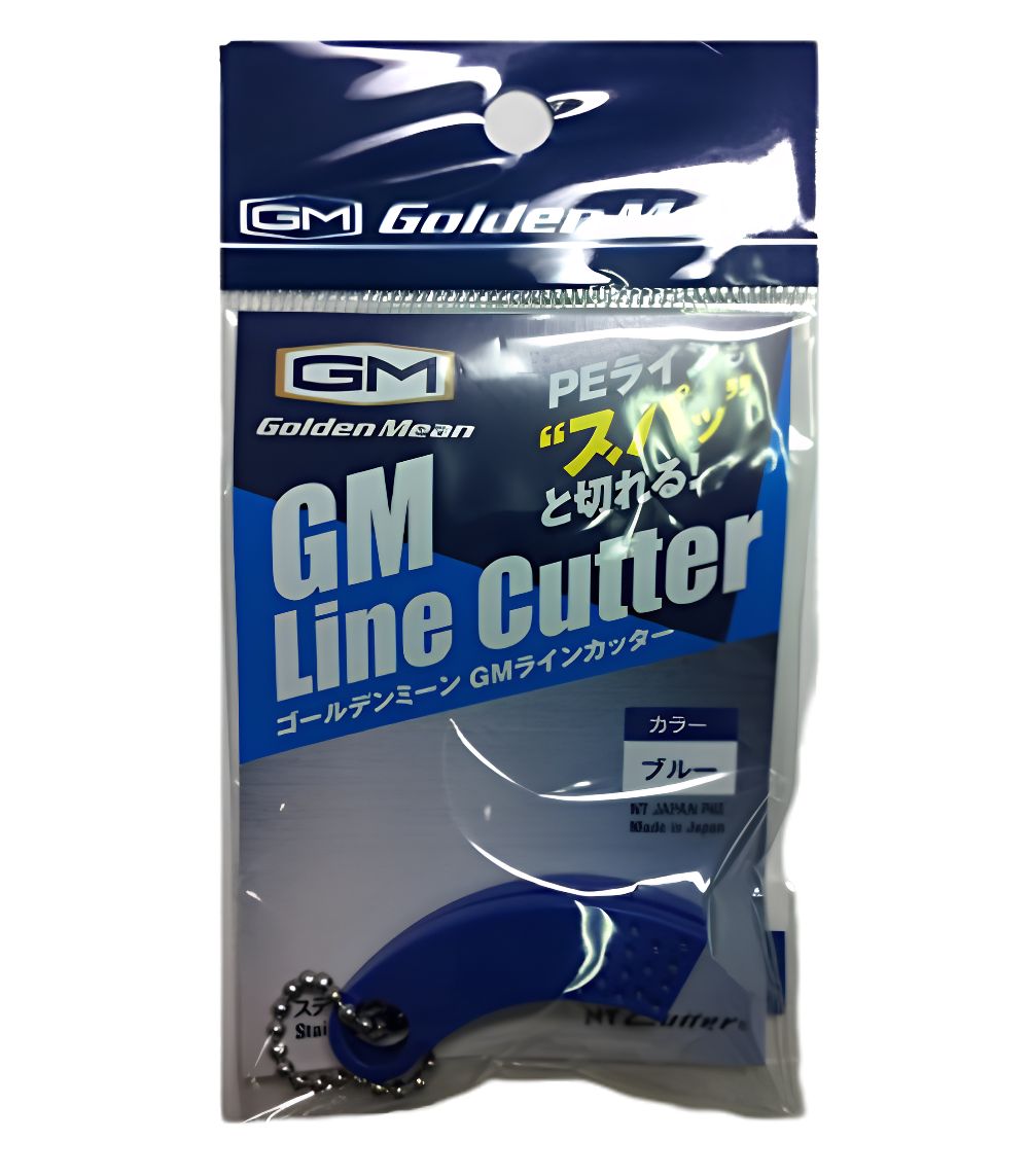 Golden Mean GM Line Cutter Blue – Compact Fishing Line Cutter with Stainless Steel Blade