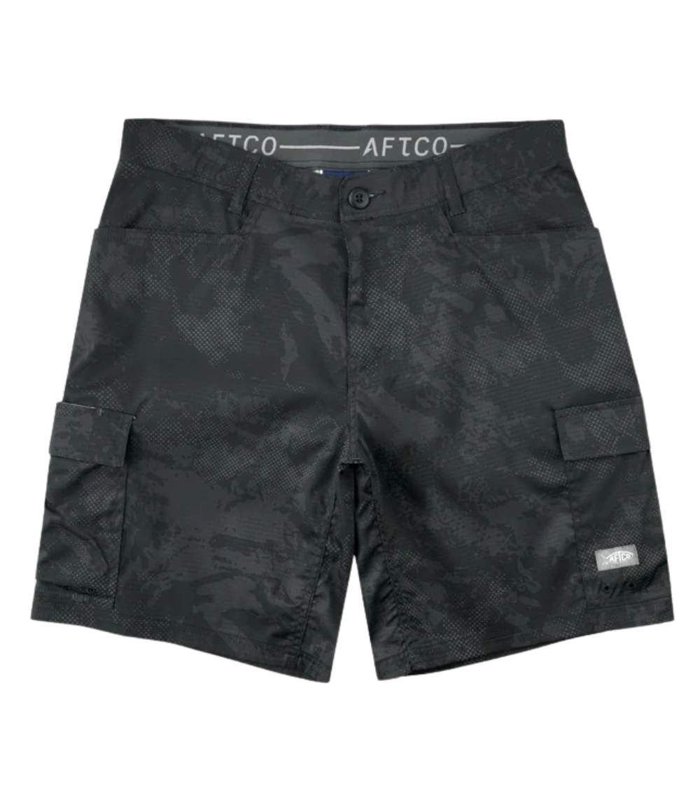 AFTCO Deckhand Camo Shorts Blackstorm Camo