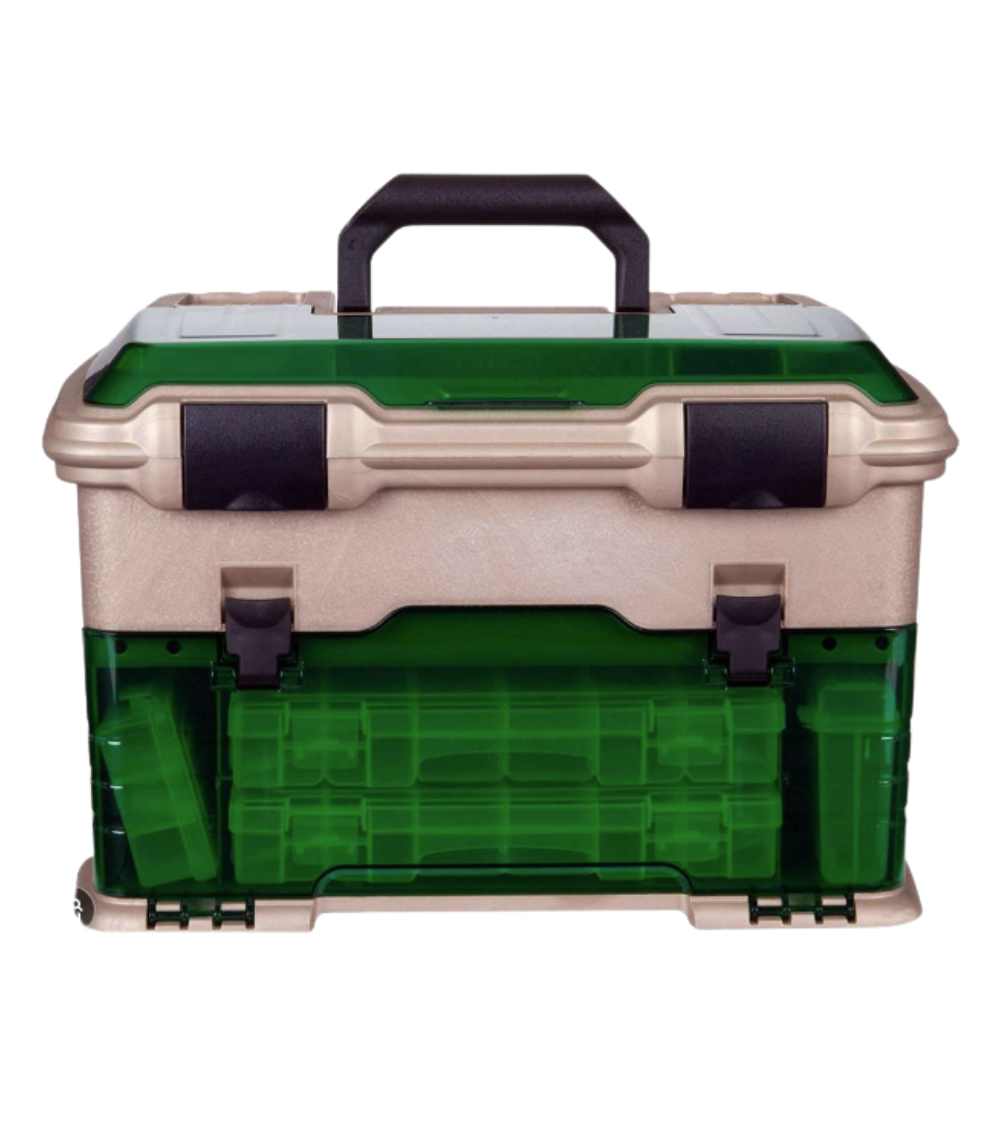 Flambeau T5S Multiloader Hard-Sided Tackle Storage System – Green, 6315TB