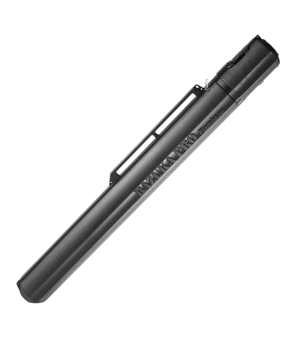 Flambeau Outdoors Bazuka Pro Rod Case 3 Inches Collapsed, 6095 Black