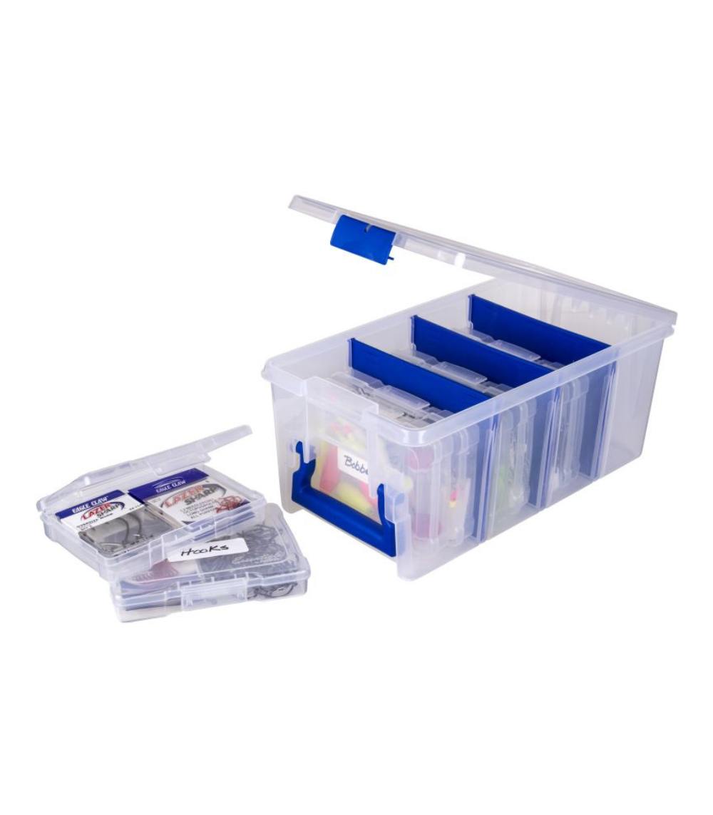 Flambeau Terminal Tackle File Satchel 4510FB with 8 Bulk Storage Boxes