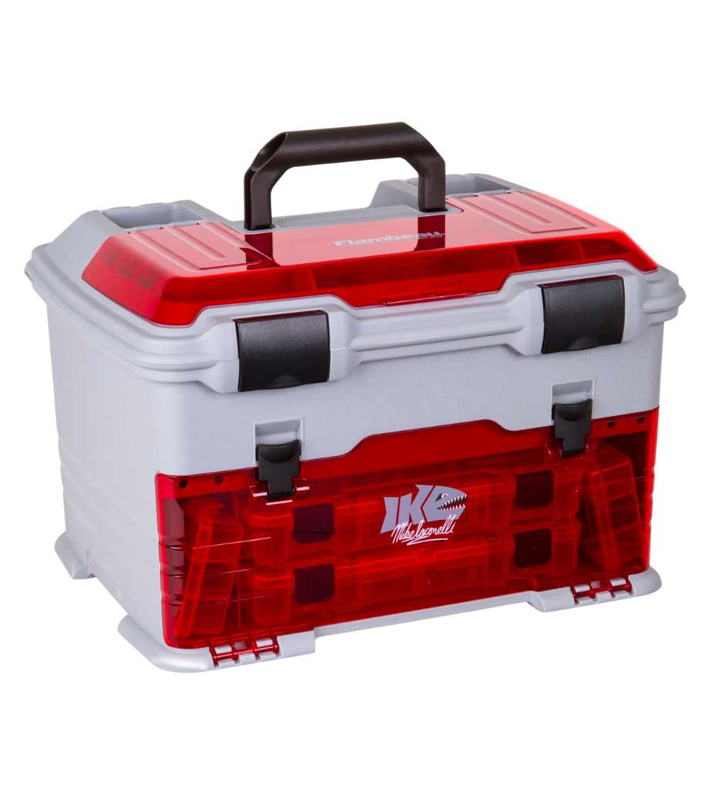 Flambeau “IKE” Multiloader Hard-Sided Tackle Station with 6 Tuff Tainers – T5PW