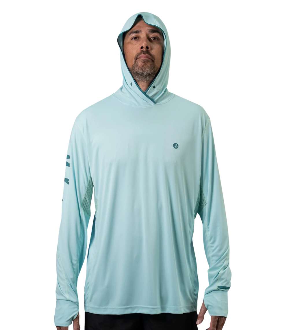 Malosi Eclipse Pro Green Long Sleeve Fishing Shirt