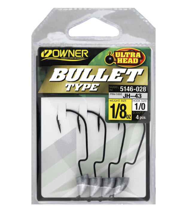 Owner JH-43 Bullet Head Jighead 5146