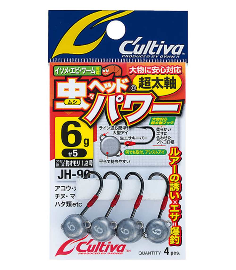 Owner JH-90 Insect Head Power Jighead