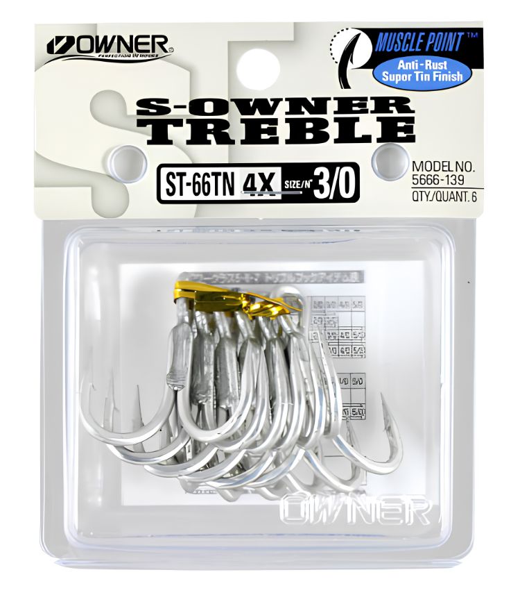 Owner  ST-66TN Stinger Treble Hook