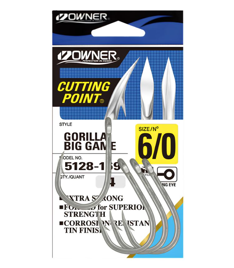 Owner Gorilla Big Game Strong 5128 TIN Live Bait Hook