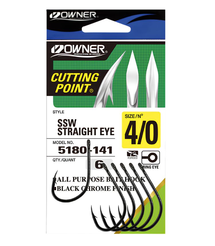 Owner OC SSW Straight Eye 5180 Hook
