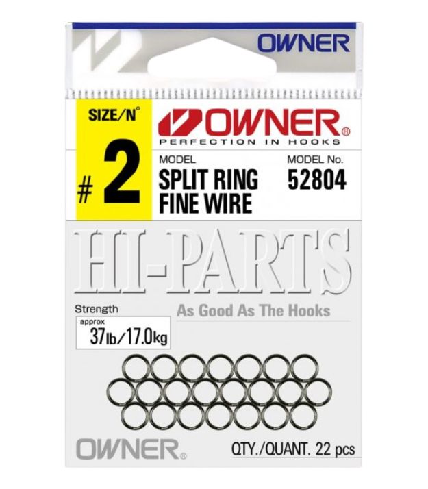 Owner P-04 Fine Wire Split Rings 52804