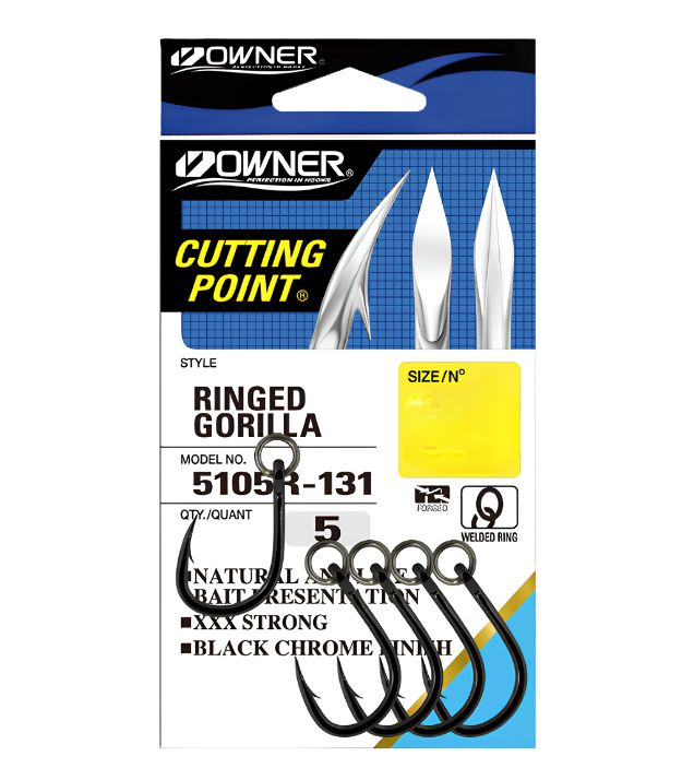 Owner Ringed Gorilla 5105R Live Bait Hook