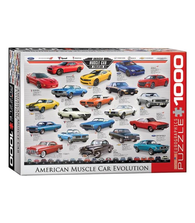 EuroGraphics American Muscle Car Evolution 1000-Piece Puzzle