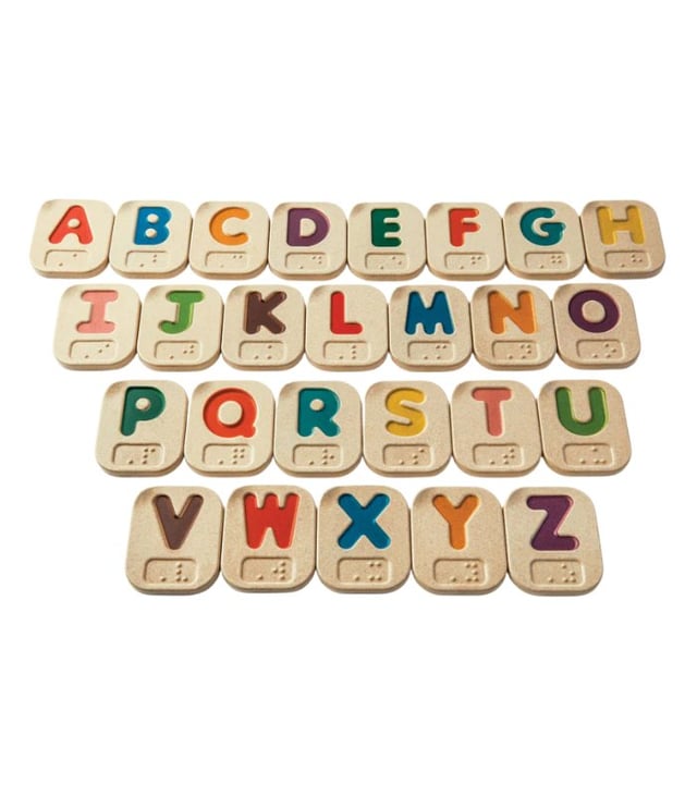 PlanToys Braille Alphabet A-Z