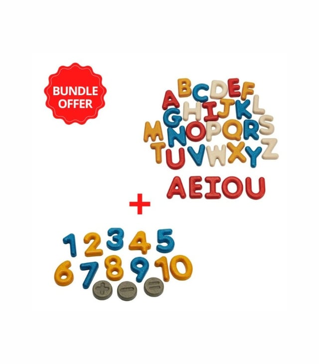 PlanToys Alphabet and Numbers Bundle