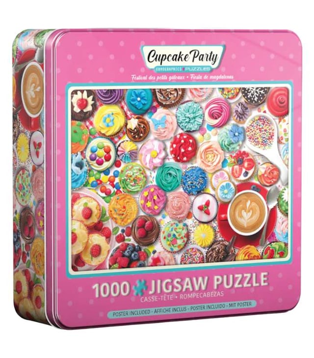 EuroGraphics Cupcake Party Puzzle Tin
