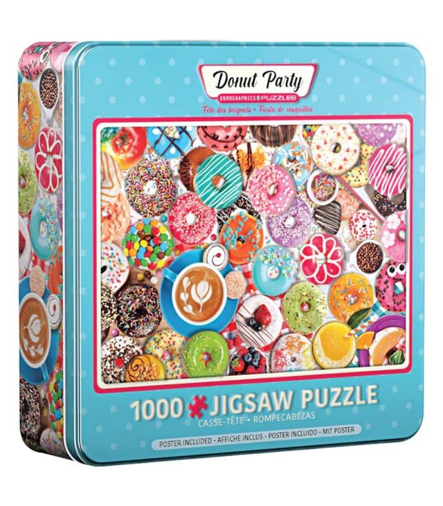 EuroGraphics Donut Party Puzzle Tin