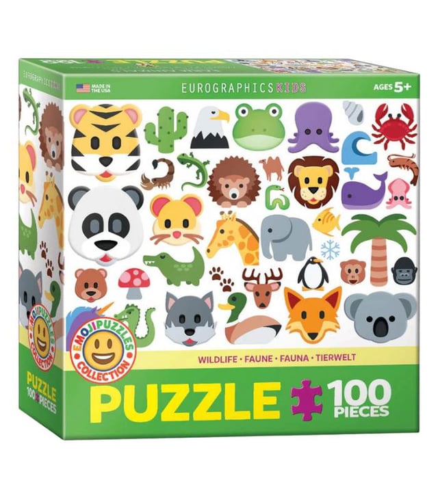 EuroGraphics Emoji Wild Animals Puzzle