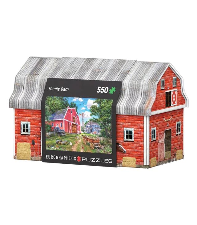 EuroGraphics Family Farm Puzzle Tin