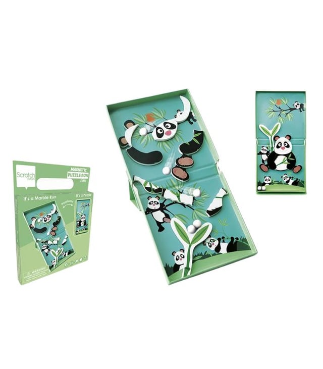 Scratch Europe Panda Magnetic Puzzle Run