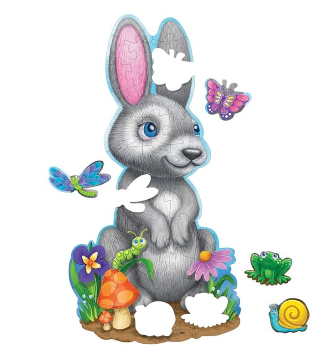 Peaceable Kingdom Floor Puzzle: Bunny