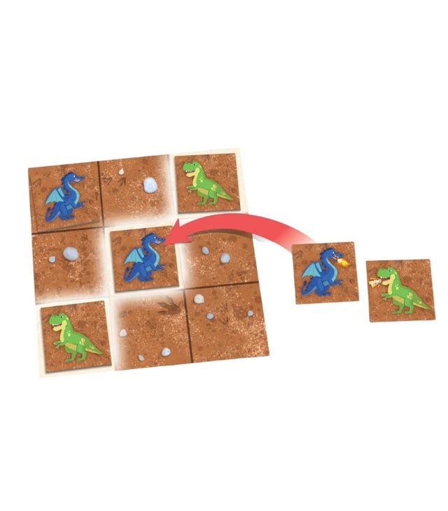 Peaceable Kingdom Tic-Tac Surprise!: Dinos & Dragons