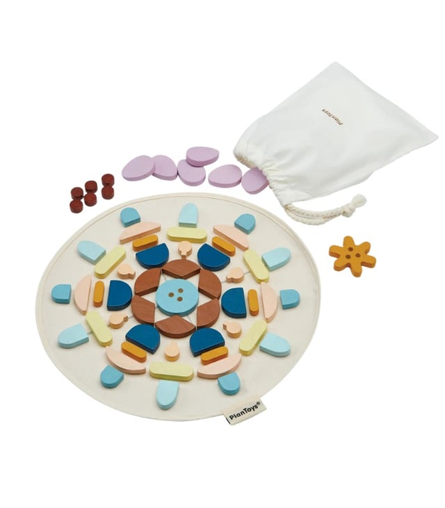 PlanToys Mandala : Wooden Pattern Creation Set