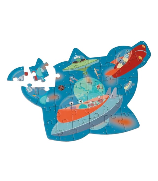 Scratch Europe Contour Puzzle – Space