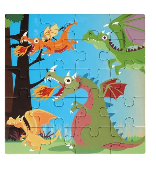 Scratch Europe Magnetic Puzzle Book To Go – Dragons