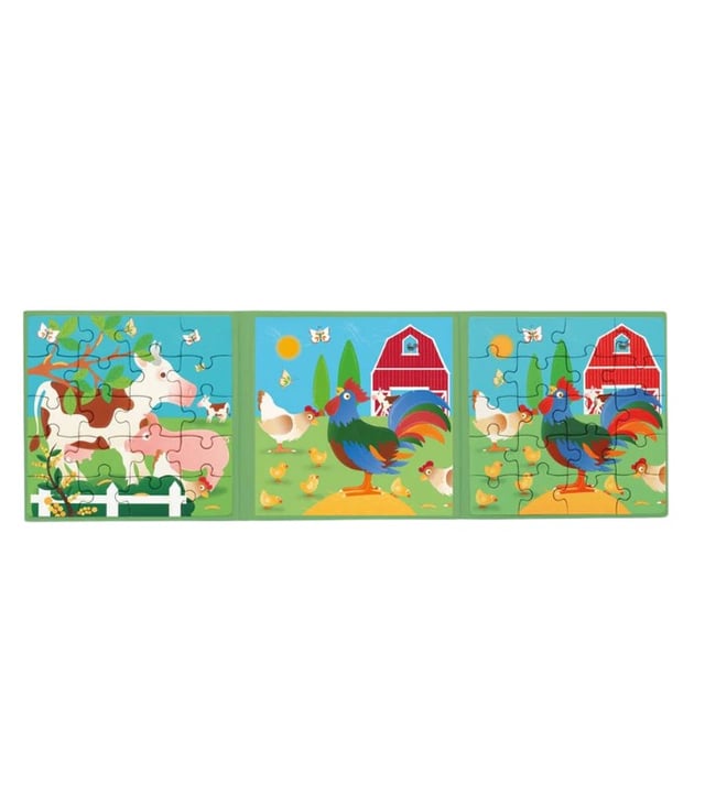 Scratch Europe Magnetic Puzzle Book To Go – Farm