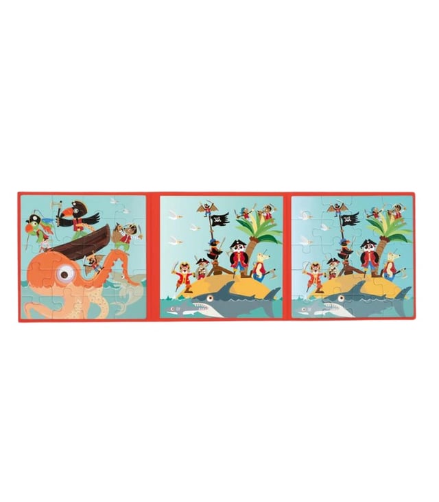Scratch Europe Magnetic Puzzle Book To Go – Pirates