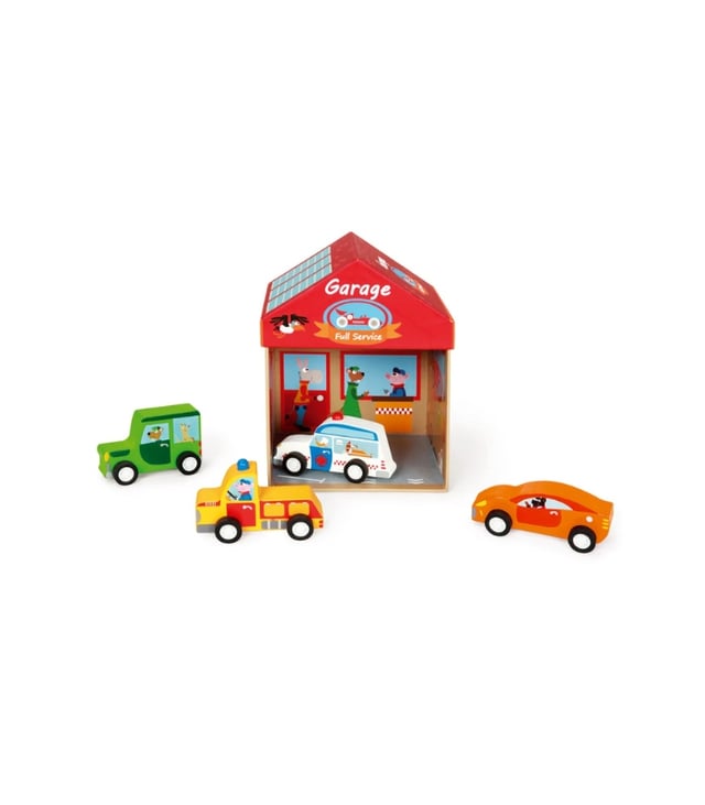 ScratchEurope Play Box Garage 2-in-1