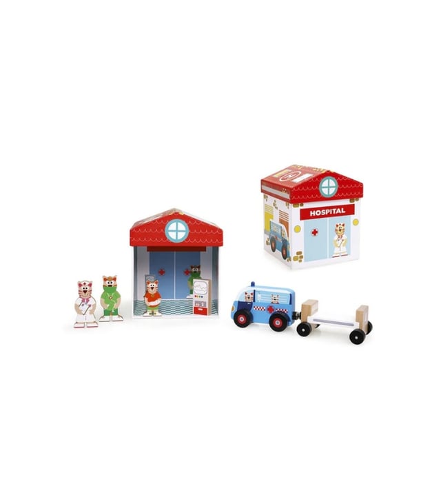Scratch Europe Play Box Hospital 2-In-1