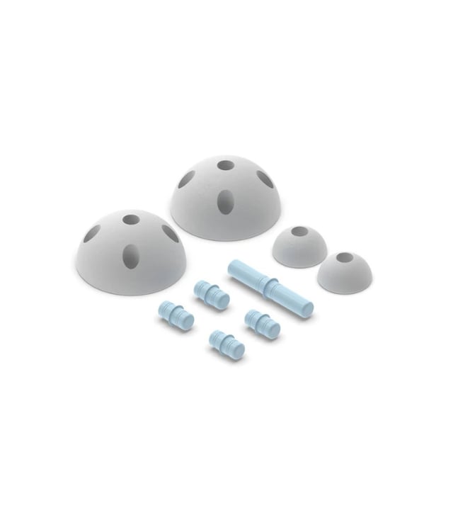 MODU Half Balls with Blue Pegs
