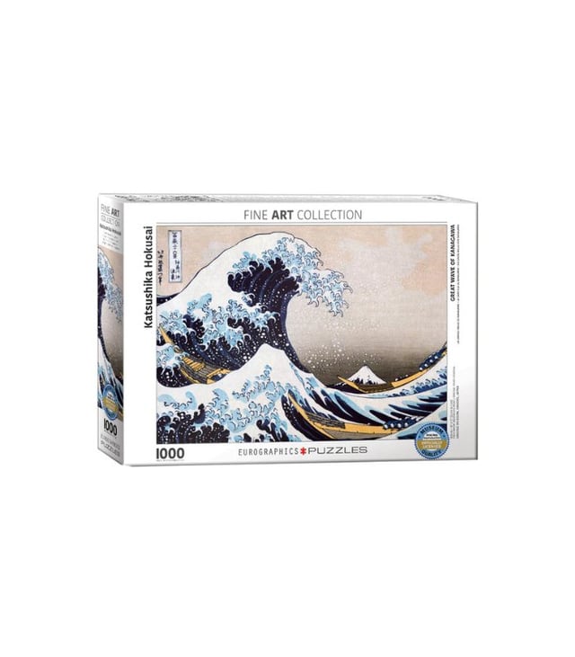 EuroGraphics Great Wave of Kanagawa by Katsushika Hokusai 1000-Piece Puzzle