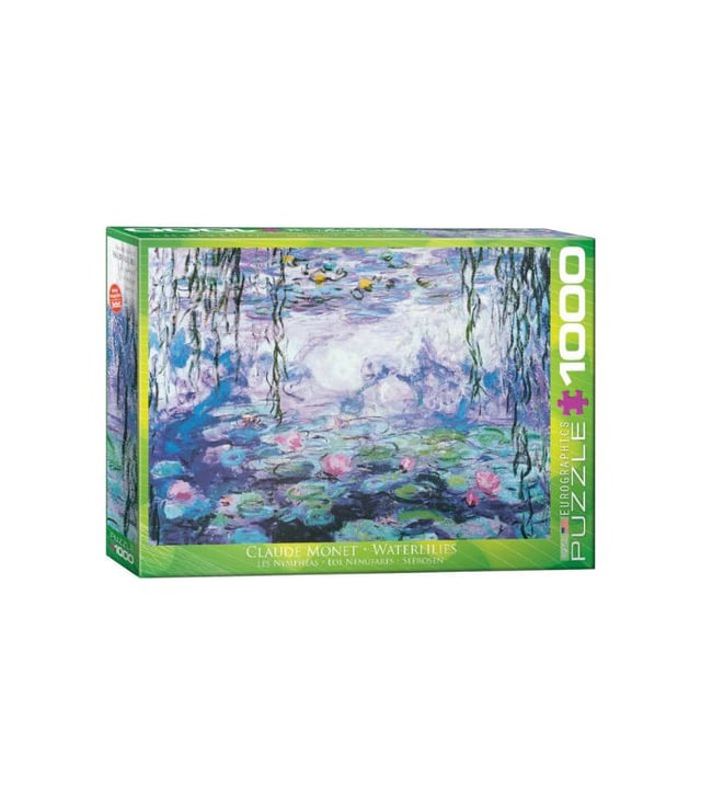 EuroGraphics Waterlilies By Claude Monet 1000-Piece Puzzle