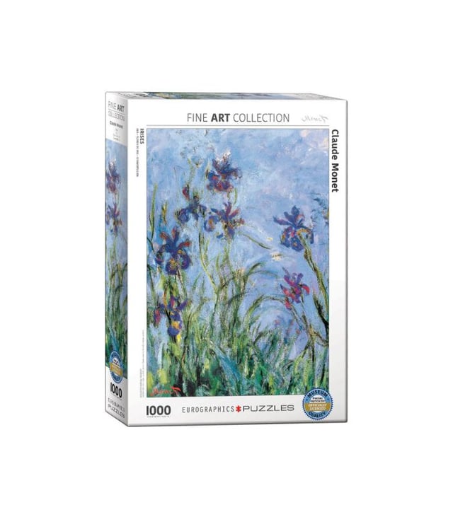 EuroGraphics Irises (Detail) by Claude Monet 1000-Piece Puzzle
