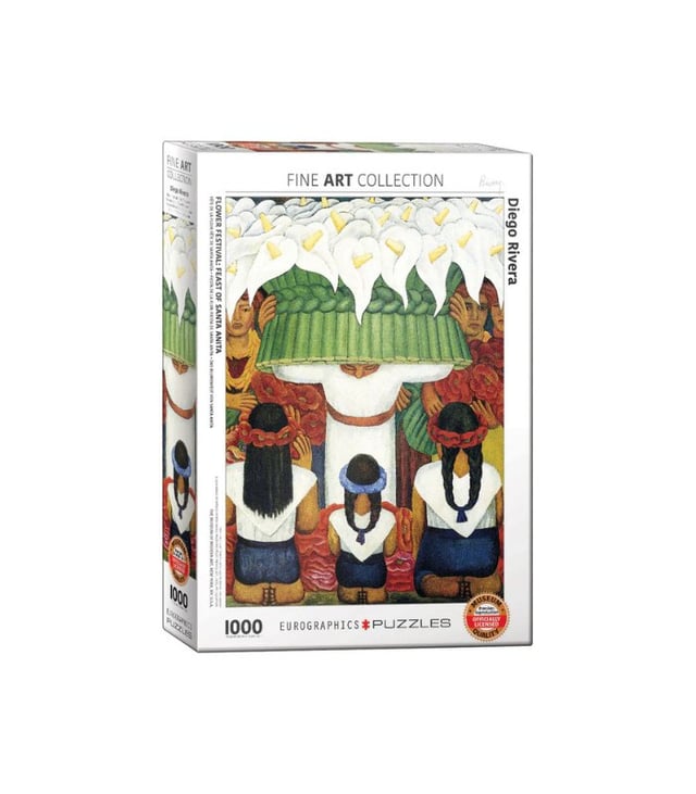 EuroGraphics Flower Festival by Diego Rivera 1000-Piece Puzzle