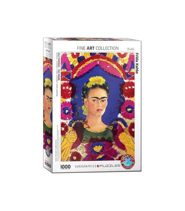 EuroGraphics Self Portrait Frame by Frida Kahlo Puzzle
