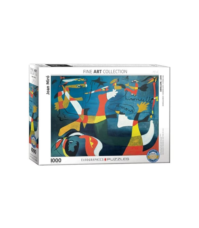 EuroGraphics Swallow Love by Joan Miró 1000-Piece Puzzle