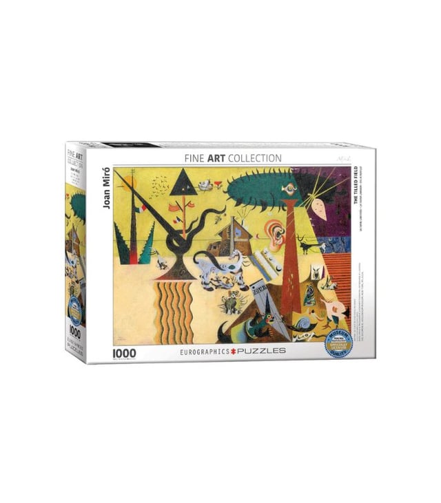 EuroGraphics The Tilled Field by Joan Miró 1000-Piece Puzzle
