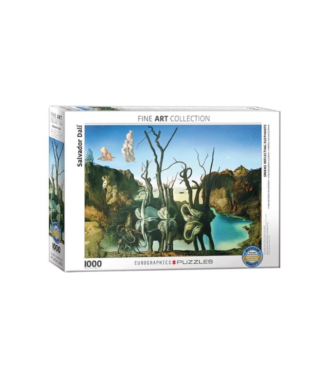 EuroGraphics Swans Reflecting Elephants 1000-Piece Puzzle
