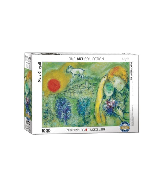 EuroGraphics The Lovers of Venice by Marc Chagall Puzzle