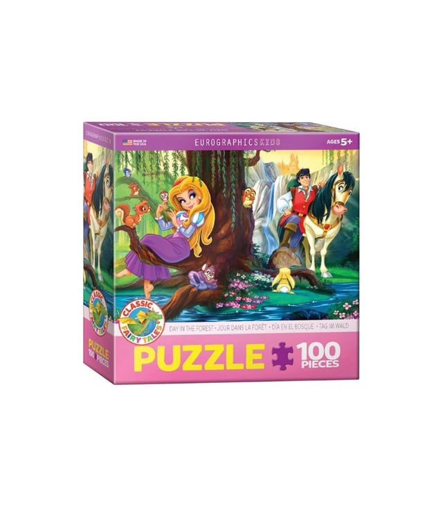 EuroGraphics Day In The Forest 100-Piece Puzzle