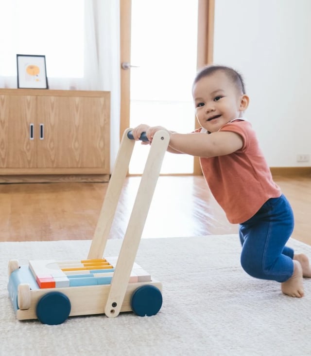 PlanToys Baby Walker-Orchard