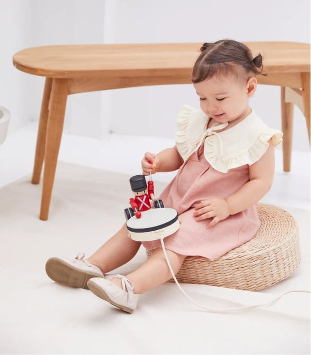 PlanToys Pull Along Drummer