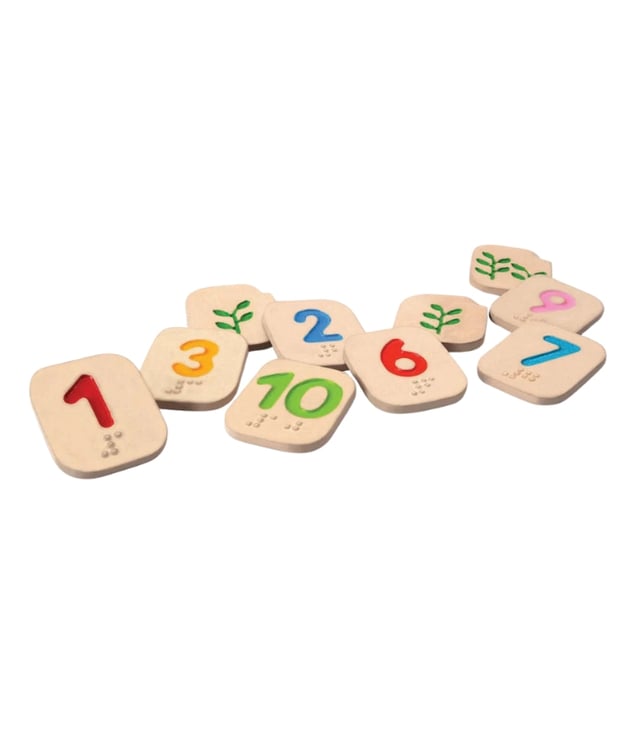 PlanToys Braille Numbers 1-10